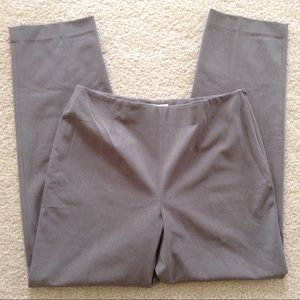 NWT Talbots Stretch Size 12 Gray Trouser Pant